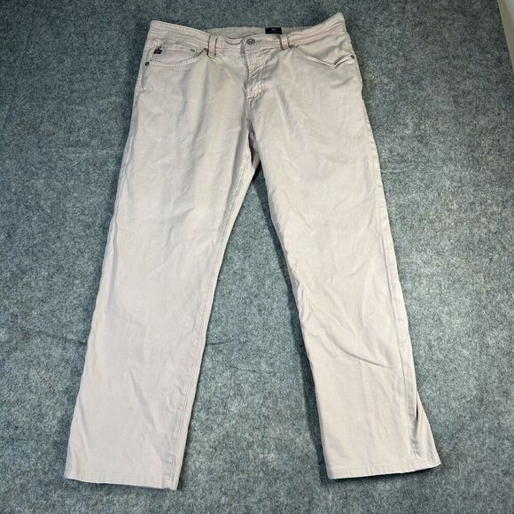 Adriano Goldschmied Jeans Mens 34X28 The Graduate Tailored Fit Pink Preppy - Picture 1 of 9